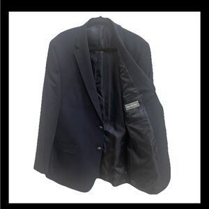 Michael Kors Size 44L Men’s Sport Coat Blazer Jacket Navy Blue Business Travel